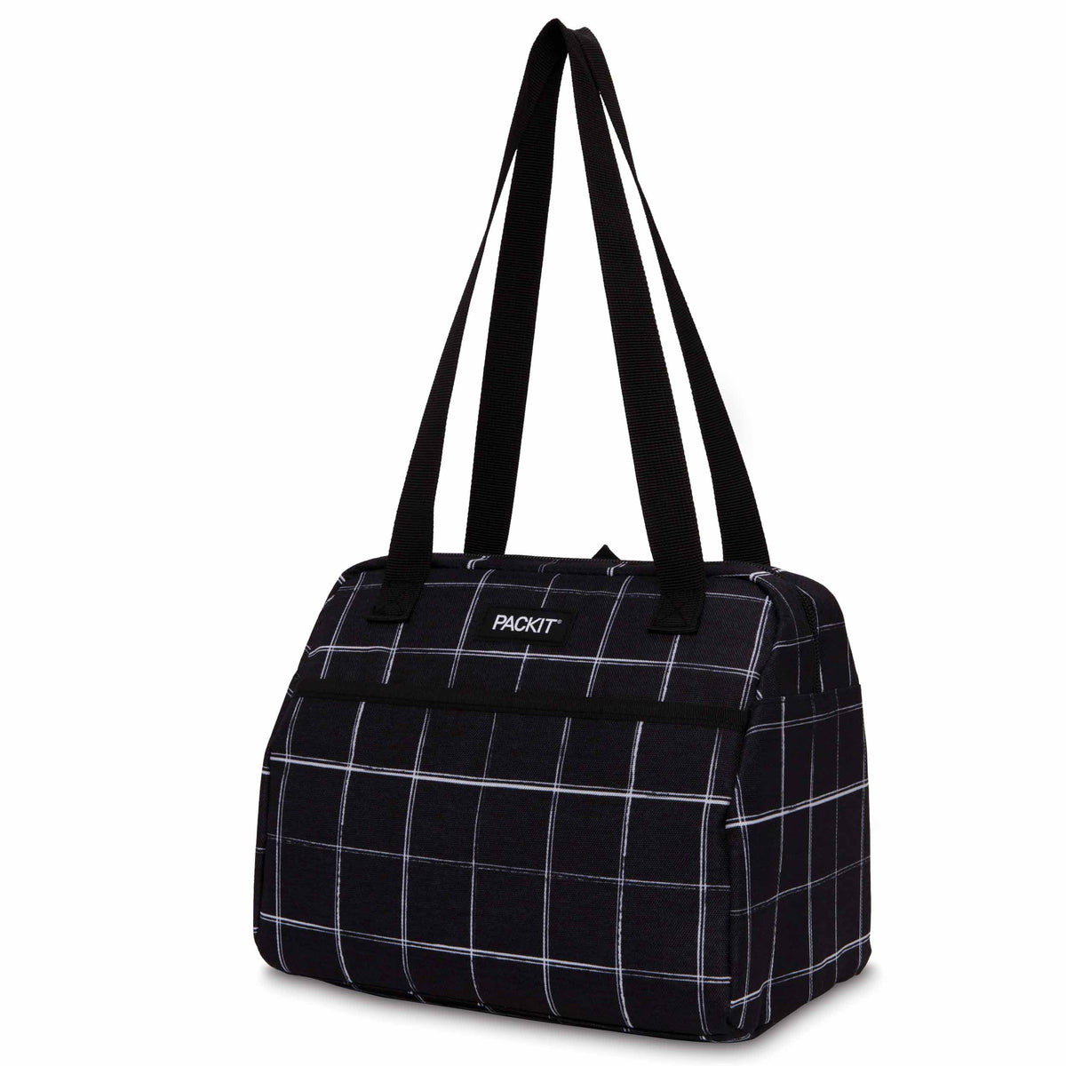 freezable-hampton-lunch-bag-b8 2022_Hampton-Lunch-Bag_Black-Grid_Left_Straps-Up_Lores_0800e0e3-5797-4ae6-9c7f-e61d4103afb1.jpg