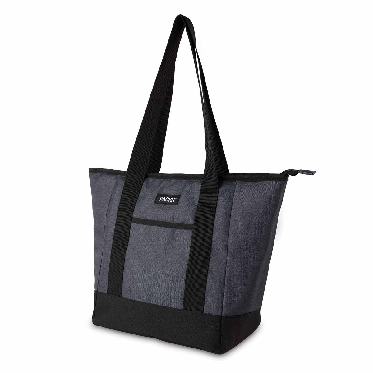 freezable-12-can-tote-cooler-b3 freezable-12-can-tote-cooler-city-charcoal-left-angled.jpg