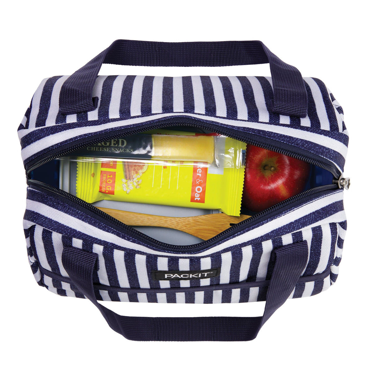 freezable-hampton-lunch-bag-u5 freezable-hampton-lunch-bag-seaside-stripe-top-view.jpg