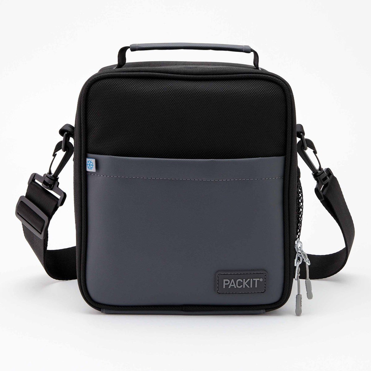 freezable-upright-lunch-box-k7 freezable-upright-lunch-box-black-gray-front.jpg